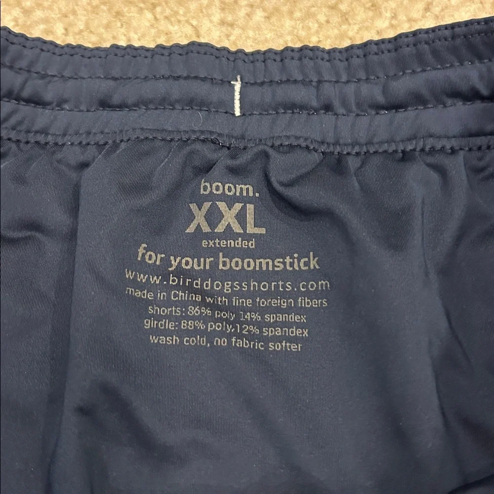 Birddogs Navy White Lined Gym Shorts